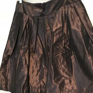 Banana Republic Deep Purple Satin Tulip Skirt